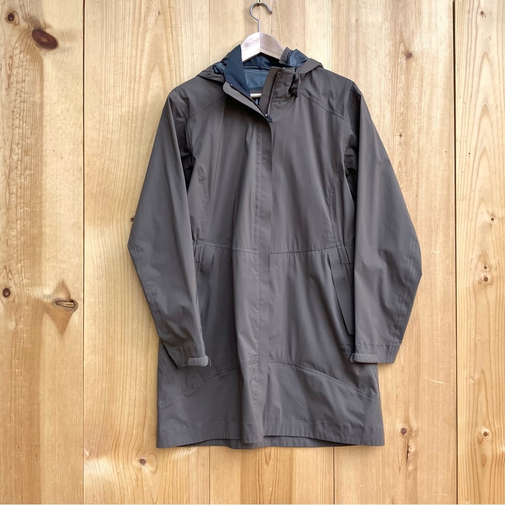 Rei Women’s Hooded Jacket Raincoat Windbreaker Sz Large